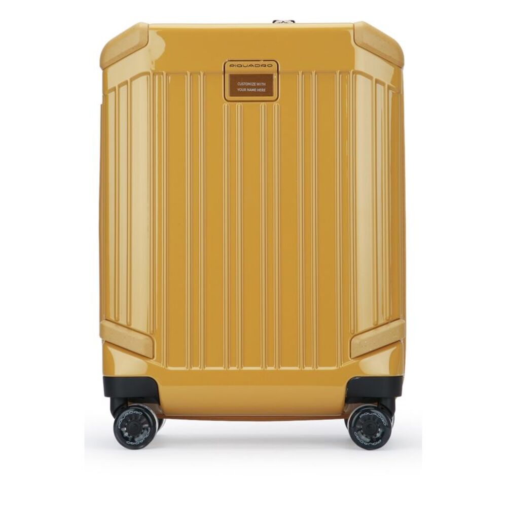 Piquadro Unisex Trolley Cabina Slim 4 Ruote In Policarbonato